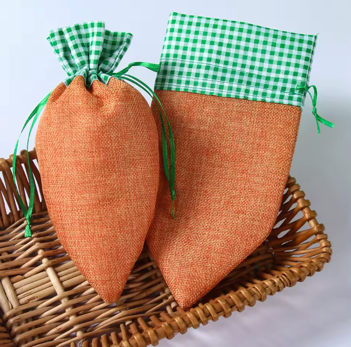 Bolsa zanahoria tela