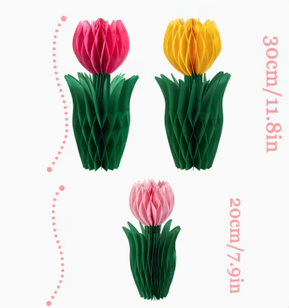 Tulipanes de papel