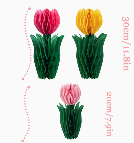 Tulipanes de papel