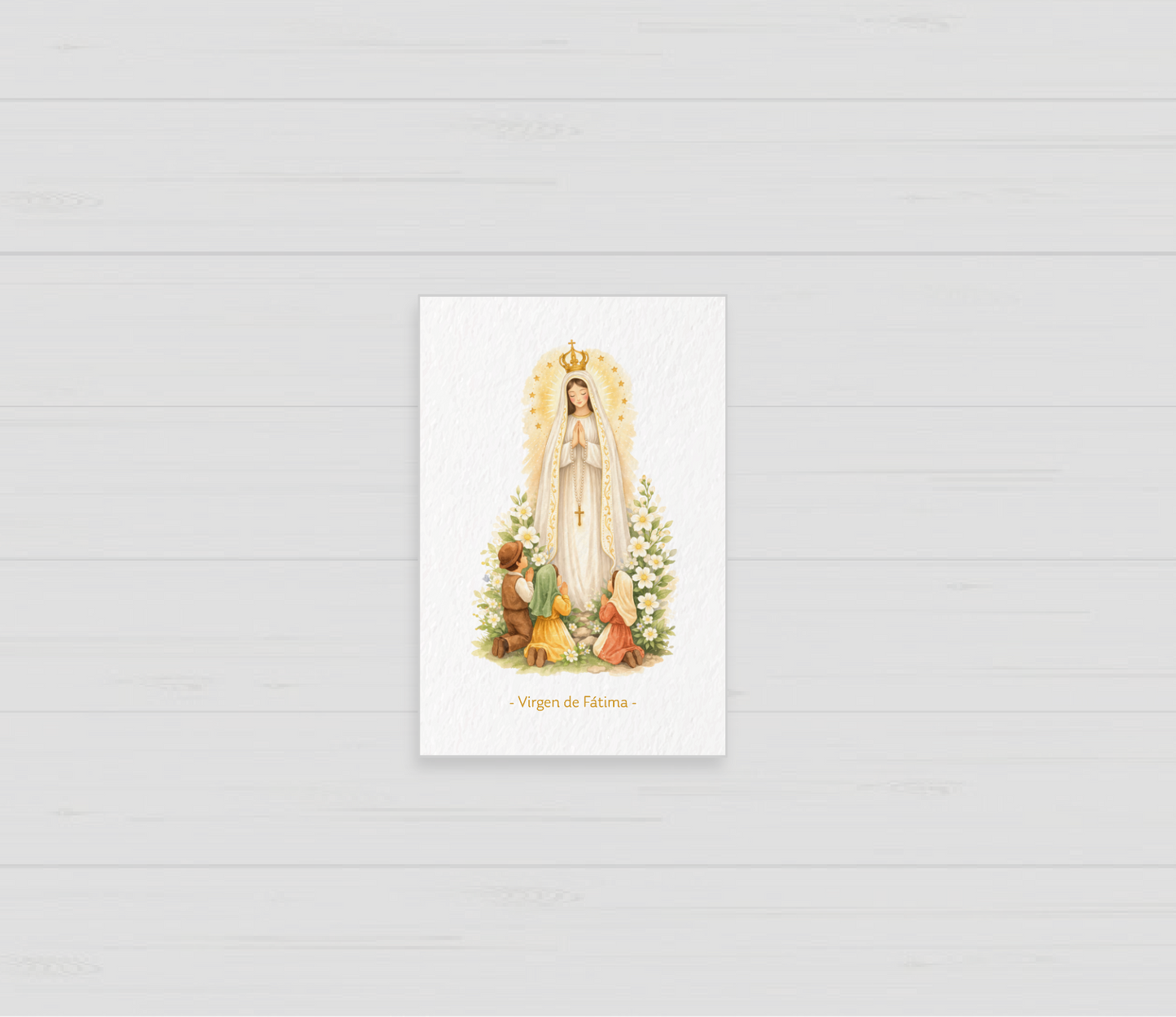 Santito de Bautizo Virgen de Fátima (12 u)