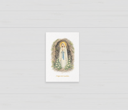 Santito de Bautizo Virgen de Lourdes (12 u)