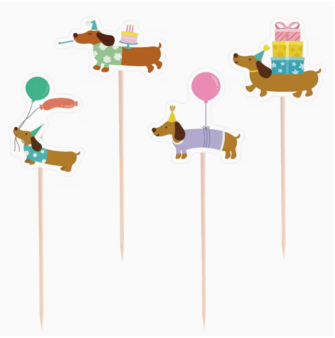 Topper perritos salchichas