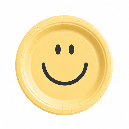 Plato carita feliz amarillo