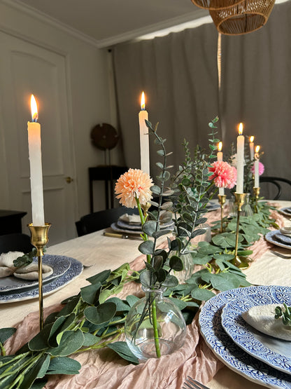Candelabros vintage dorado