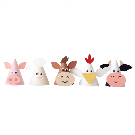 Gorros animales de la granja