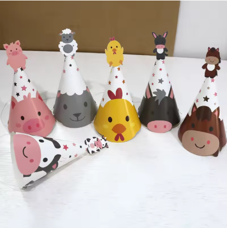 Gorros animales de la granja