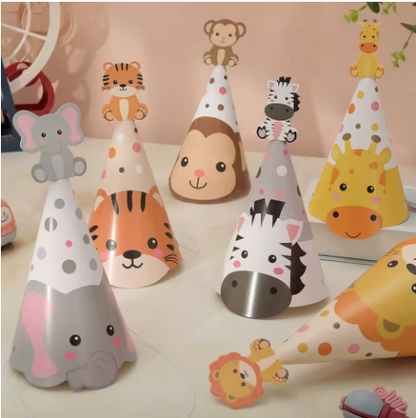 Gorros animales de la selva