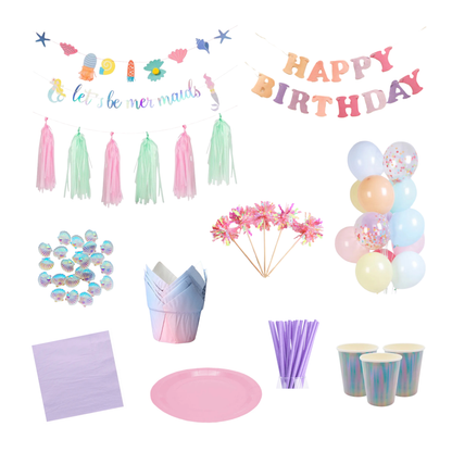 PACK cumpleaños sirenas 🧜‍♀️