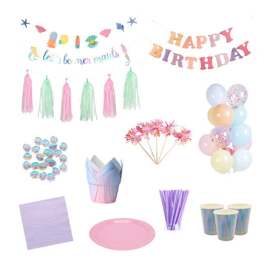 PACK cumpleaños sirenas 🧜‍♀️