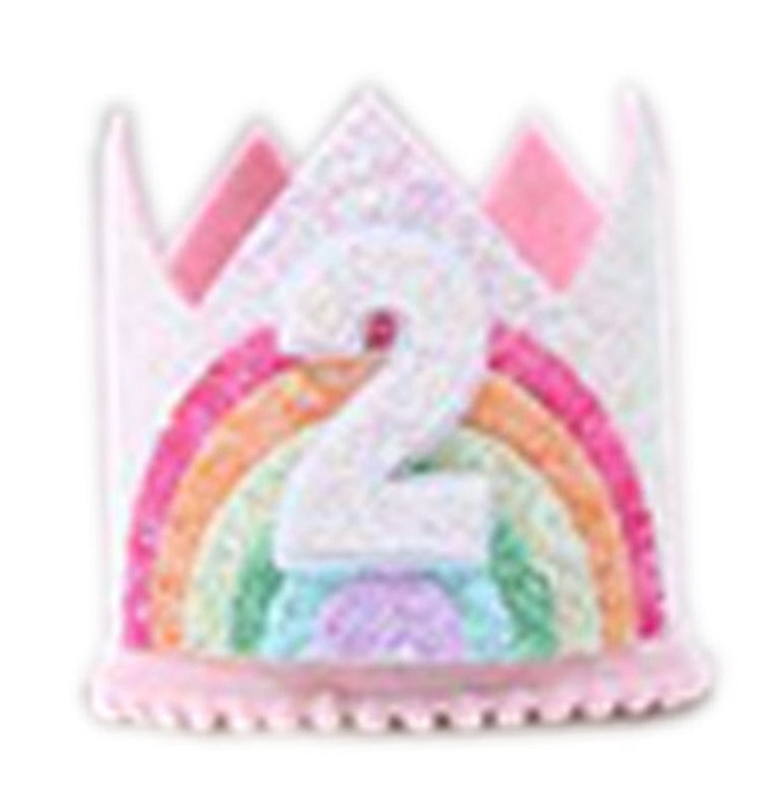 Corona arcoiris 2 años