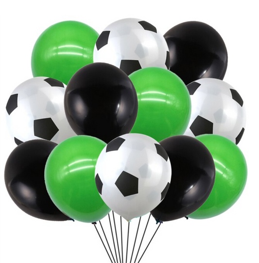 Set globos temática futbol