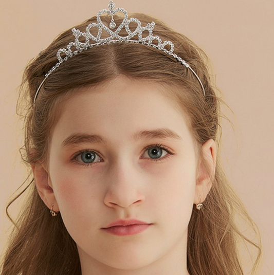 Corona princesa plateada
