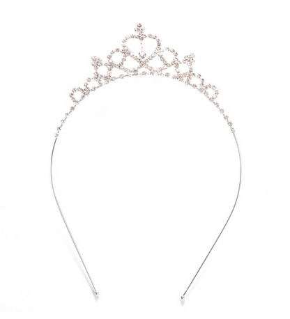 Corona princesa plateada