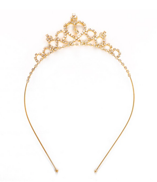Corona princesa dorada