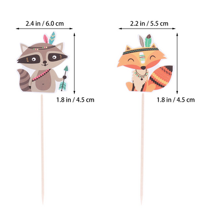 Toppers animales indie