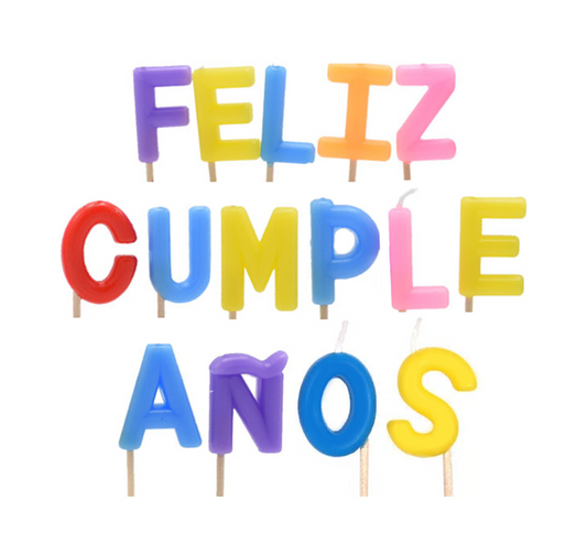 Velas feliz cumpleaños feliz