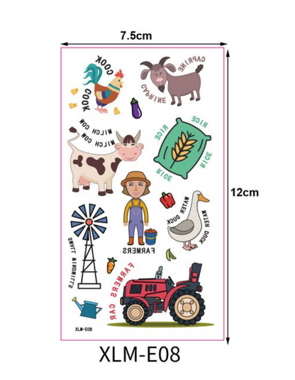 Tatuajes animales de la granja