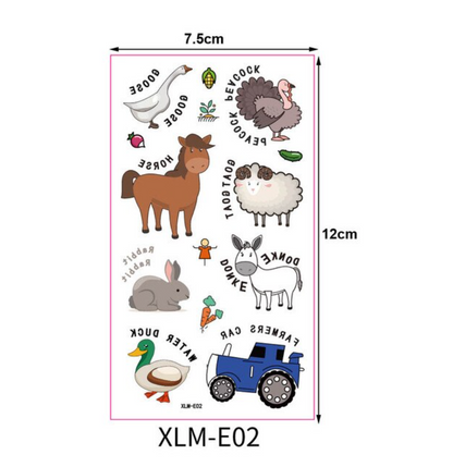 Tatuajes animales de la granja